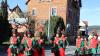 Beste Stimmung und strahlender Sonnenschein beim kleinen aber feinen Faschingszug am Rosenmontag durch Burgsinn