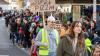 Finale mit allen Mitwirkenden. Ausverkaufte Mainfrankensäle bei "Fastnacht in Franken - Generalprobe" am Donnerstag Abend  20.02.25 in Veitshöchheim.