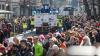 Finale mit allen Mitwirkenden. Ausverkaufte Mainfrankensäle bei "Fastnacht in Franken - Generalprobe" am Donnerstag Abend  20.02.25 in Veitshöchheim.