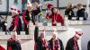 Finale mit allen Mitwirkenden. Ausverkaufte Mainfrankensäle bei "Fastnacht in Franken - Generalprobe" am Donnerstag Abend  20.02.25 in Veitshöchheim.