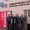 Vertreter der Firma Riedel und der Friedrich-Fischer-Schule Vertreter der Firma Riedel und der Friedrich-Fischer-Schule
