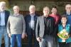 Für langjährige Treue zum Kleinlangheimer Obst- und Gartenbauverein ehrte der Vereinsvorsitzende Hans-Werner Stier (Bildmitte) Karl Wolf, Karl-Heinz Friedel, Ottmar Ziegler, Herbert Teufel, Hannelore Wachholz und Helmut Nickel-Hopfengart.