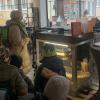 Große Augen bekamen die Vorschulkinder vor der Popcorn-Maschine in der Markthalle Lohr.