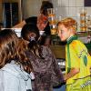 An alles ist gedacht: Das betreute Mittagessen wird in der Realschule Bad Staffelstein gemeinsam eingenommen.