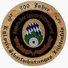 600 Jahre: Diese Ehrenscheibe bekamen die Königlich Privilegierten jüngst vom Bayerischen Schützenbund.