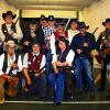 Western-Feeling: Die „Light Rock Cowboys“ aus Lichtenfels mit anderen Teilnehmern in Schweinfurt.