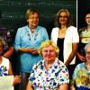 Training für die kleinen, grauen Zellen: Die Teilnehmer des ersten Kurses „Kurzschrift gegen das Vergessen“ mit der Vorsitzenden des Stenografenvereins Gertrud Löffler (li.).