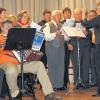 Der Sängerbund Kirchlein: Er gab im Festsaal des Bezirksklinikums in Kutzenberg ein viel beachtetes Konzert.
