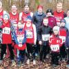 Erfolgreiche Läufer: Gut schnitten die Teilnehmer des TSV Staffelstein bei der Oberfränkischen Crosslauf-Meisterschaft in Forchheim ab. Hintere Reihe v. li.: Kurt Herbicht, Werner Freitag, Thomas und Helmut Schorn, Eva Langer, Theresa Schramm, Christian Gründel, Marion Fischer und Sandra Nossek. Vordere Reihe v. li.: Bastian Nützel, Max Hübner, Lili Gierlich, Franz Finn Ament, Finn und Tom Atzpodien sowie Nils Hoffmann.