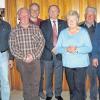 Vorstand und Präsident:  2. Vorsitzender Roland Göhring, 3. Vorsitzender Wilhelm Reuss, Kassier Helmut Scharnagl, Präsident Bernd Legal, Helga Freitag, stellv. BLSV-Vorsitzender Winfried Weinbeer, 1. Vorsitzender Thomas Neckermann (v.li.).