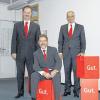 Bilanz: Sie zeigten sich mit der Bilanz 2013 der Sparkasse Coburg-Lichtenfels sehr zufrieden: (v. li.) Vorstandsmitglied Dr. Martin Faber, Vorstandsvorsitzender Siegfried Wölki und sein Stellvertreter  Roland Vogel.