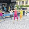 Volle Energie: Das Fitness Studio Injoy präsentierte eine tolle Zumba Show.
