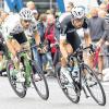 Ausreißerduo: Eine furiose Leistung zeigte Grischa Janorschke (li.) beim Rennen um die Deutsche Meisterschaft. Gemeinsam mit Tony Martin (re.) lag er auch noch gegen Ende in Führung.