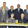 Geschätzter Bürger: Zahlreiche Gratulanten wünschten Georg Brunn (Mitte, sitzend)  aus Altenkunstadt zu seinem 90. Geburtstag alles Gute.
