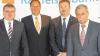 Stellten im Rahmen einer Bilanzpressekonferenz die Zahlen für das Jahr 2014 vor: (v. li.) Thomas Siebenaller, Hans-Joachim Autsch,  Vorsitzender des Genossenschafts-Kreisverbands Lichtenfels, Thomas Lang und Randolf Menna.