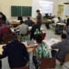 Volle Konzentration: In der Spezialklasse der Berufsschule in Kronach lernen junge Asylbewerber aus Lichtenfels.