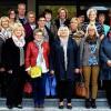 Vorbilder für die Kollegen: Die Baur-Arbeitsjubilare, die für ihre 25-jährige beziehungsweise 40-jährige Betriebszugehörigkeit geehrt wurden, mit der Personalleiterin Sabine Kratochwil (8. v. re.).