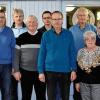 Der Vorstand der Siedlergemeinschaft mit 1. Vorsitzendem Thomas Micheel (2. v. re.) und 2. Vorsitzendem Wolfgang Bauer (li.) sowie Schriftführerin Dora Preißinger und 2. Gerätewart Gerhard Häublein (vorne, v. re.) sowie die Beisitzer Dieter Platsch, Josef Müller, Josef Schiepek und Kassier Jakob Preißinger (hinten, v. li.).