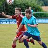 Hoffen für ihre Teams auf einen guten Saisonstart: „Juraboy“ Tobias Raab (re.), der mit Arnstein bei der SG Roth-Main am Sonntag antreten muss, und der „Graatzer“ Andreas Schlaf (li.), dessen FCM ebenfalls in der Fremde spielt, und zwar beim TSV Weißenbrunn.