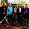 Freuen sich aufs Pfingstwochenende mit radTOURpur und Baur-Triathlon (v. li.): Verkehrsamtsleiterin Andrea Göldner, Hans Püls von der Püls-Brau, Weismains Zweiter Bürgermeister Hans Schott, Burgkunstadts Bürgermeisterin Christine Frieß, Altenkunstadts Bürgermeister Robert Hümmer, Frank Wessel vom Allgemeinen Deutschen Fahrradclub, Organisationsleiter des Baur-Triathlon Helmut Dorsch, Monika Petterich von der Stadt Burgkunstadt und Manfred Gawlas, Pressesprecher der Baur-Gruppe.