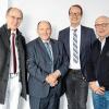 Stolz auf das neue Herz- und Gefäßzentrum von Regiomed: Prof. Johannes Brachmann, Regiomed-Geschäftsführer Joachim  Bovelet, Dr.  Marcus Thieme und Dr. Erich  Dünninger (v.li.).