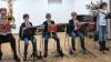 Musik: Peter Lutter sorgte mit jungen Musikern seiner Musikschule „Fit in Musik“ eine passende Umrahmung.