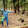 Der 14-jährige Jonas Pruschwitz von der SG Münchberg schießt einen Pfeil auf eine Tierattrappe ab. FOTOs: Alfred Thieret