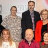 Bei der Mitarbeiterehrung von Arco: Peter Faust, Andrea Weber, Siegbert Fiedler, Doris Walcher, Steffen Heß. Dahinter v.l. Hannes Beck, Vertriebsleiter Harald Bauersachs, Alexandra Frey, Bernd Reblitz, Margit Beck, Michael Frey und Sarah Beck (v.li.). FOTO: Alexandra Kemnitzer