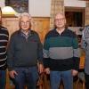 von links. den Stellvertretenden Vorsitzenden Holger Meisel die neuen Ehren- mitglieder Gottfried Hoffmann und Bruno Arnold sowie den ersten Vorsitzenden Hans- Jürgen Lulka (v.li.)