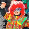 Bunt ist Trumpf am Rosenmontag.