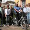 Die Vorfreude steht ihnen ins Gesicht geschrieben (v. li.): Triathlon-Organisator Helmut Dorsch, Monika Petterich und Bürgermeisterin Christine Frieß von der Stadt Burgkunstadt, Andrea Göldner vom Fremdenverkehrsamt der Stadt Weismain, Altenkunstadts Bürgermeister Robert Hümmer, Pressesprecher Manfred Gawlas vom Versandhaus Baur, Zweiter Bürgermeister Hans Schott aus Weismain und Sandra Herold von der Gemeindeverwaltung Altenkunstadt.