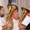 Auch die drei Tenorhörner legten sich ins Zeug. FOTOs: Mario Deller