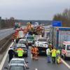 Am Dienstagmorgen hat sich auf der Autobahn 73 bei Breitengüßbach ein Massenunfall im Berufsverkehr ereignet, an dem 17 Autos beteiligt waren. 18 Personen wurden verletzt.