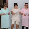 Beim Seniorenfasching hatte das „Nachthemden-Ballett“ seinen Auftritt.