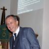 Professor Ralf Georg Czapla bei seinem teils nachdenklichen, aber auch spannenden und humorvollen Beitrag über den Reformator. FOTO: Roland Dietz