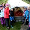 Sehen lassen konnte sich die Ausbeute bei der Apfelernte der Burgkunstadter Grundschüler. FOTO: Roland Dietz