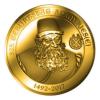 Zu Ehren des berühmten Sohns: Das Konterfei von Adam Ries(e) prangt auf der Vorderseite der Medaille.