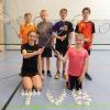 Die Jugendlichen der Badmintonabteilung des TV Burgkunstadt, die sich für die nordbayerischen Ranglisten qualifiziert haben mit den beiden erfolgreichen Mädels (kniend, von links) Giulia Caruso und Victoria Berger; (stehend, v. l.) Michael Fendel, Korbinian Kauper, Jonah Trinkwalter und Sebastian Berger. Es fehlen Katharina Rühr und Elias Voigtmann.