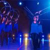 Rhythmische Sportgymnastik präsentierte die Gruppe „DanceForFun“ vom TV Weidhausen mit den Handgeräten Stab und Reifen zur Musik „Traum“.
