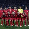 Die serbische Fußball-Nationalmannschaft.