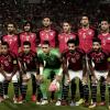 Die Fußball-Nationalmannschaft Ägyptens.