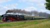 Eine legendäre Dampflok 01 0509 fuhr am Samstag von Sonneberg nach Leipzig. Auch in den Bahnhof Lichtenfels schnaufte die Lok samt Waggons. Das Bild entstand am Bahnübergang in Horb. Nicht nur für Eisenbahnfans ein imposanter Anblick, die schwarze Lok mit der gewaltigen Qualmwolke in voller Fahrt zu sehen.
