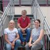 Das Team der eCn-Klasse (v. li.): Pädagogin Tina Schardt, Klassleiter Roland Löffler und Pädagogin Kathrin Sünkel.