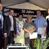 Ehrung für langjährige Mitglieder des TSV: (v. li.) Dominik Zenk, Rainer Sommer, Barbara Stamm, Marlene Ebitsch, Willi Schmidt und MdB Emmi Zeulner.