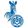 Das Logo des Fußball-Zweitligisten MSV Duisburg.