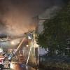 Brand in Weismain - Bei einem Brand eines leerstehenden Wohnhauses in der Innenstadt von Weismain (Landkreis Bayreuth) entstand am 10. Oktober) ein Sachschaden in Höhe von 50.000 Euro. Rund 130 Rettungskräfte waren in der Nacht im Einsatz.
