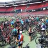 Was für ein Erlebnis: die BR-Radltour macht im Nürnberger Max-Maorlock-Stadion Station. Was für ein Erlebnis: die BR-Radltour macht im Nürnberger Max-Maorlock-Stadion Station.