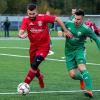 Der TSV Staffelstein um Jonas Dietz (links) hielt im Heimspiel die TSG Niederfüllbach um Lukas Werner klar auf Distanz.