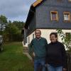 Von drei Seiten von der DDR umgeben war einst das Haus des Ehepaars Bauersachs in der Reuterswustung 1. Von drei Seiten von der DDR umgeben war einst das Haus des Ehepaars Bauersachs in der Reuterswustung 1.