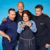 Die „The Taste“-Jury mit (v. li.) Tim Raue, Frank Rosin, Maria Groß und Alexander Herrmann. Die „The Taste“-Jury mit (v. li.) Tim Raue, Frank Rosin, Maria Groß und Alexander Herrmann.